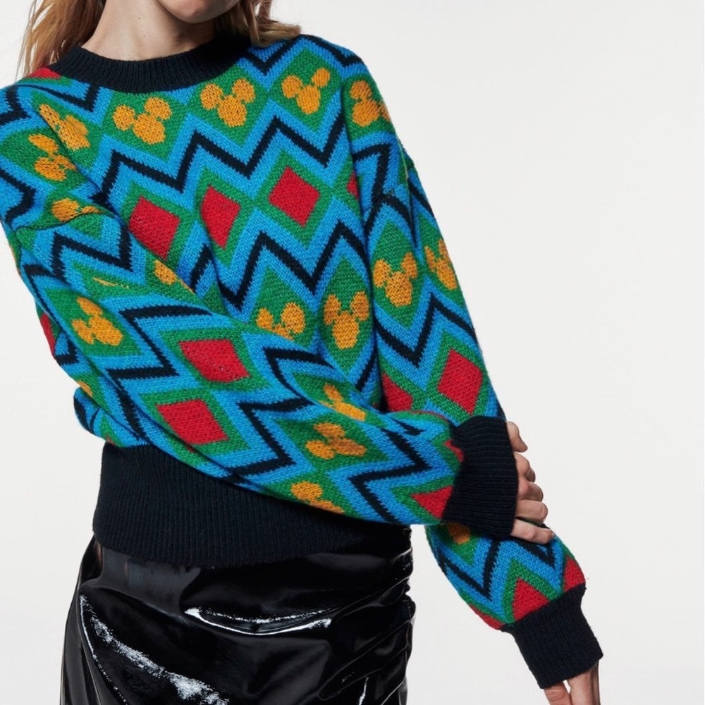 NWT Zara Mickey Mouse Sweater